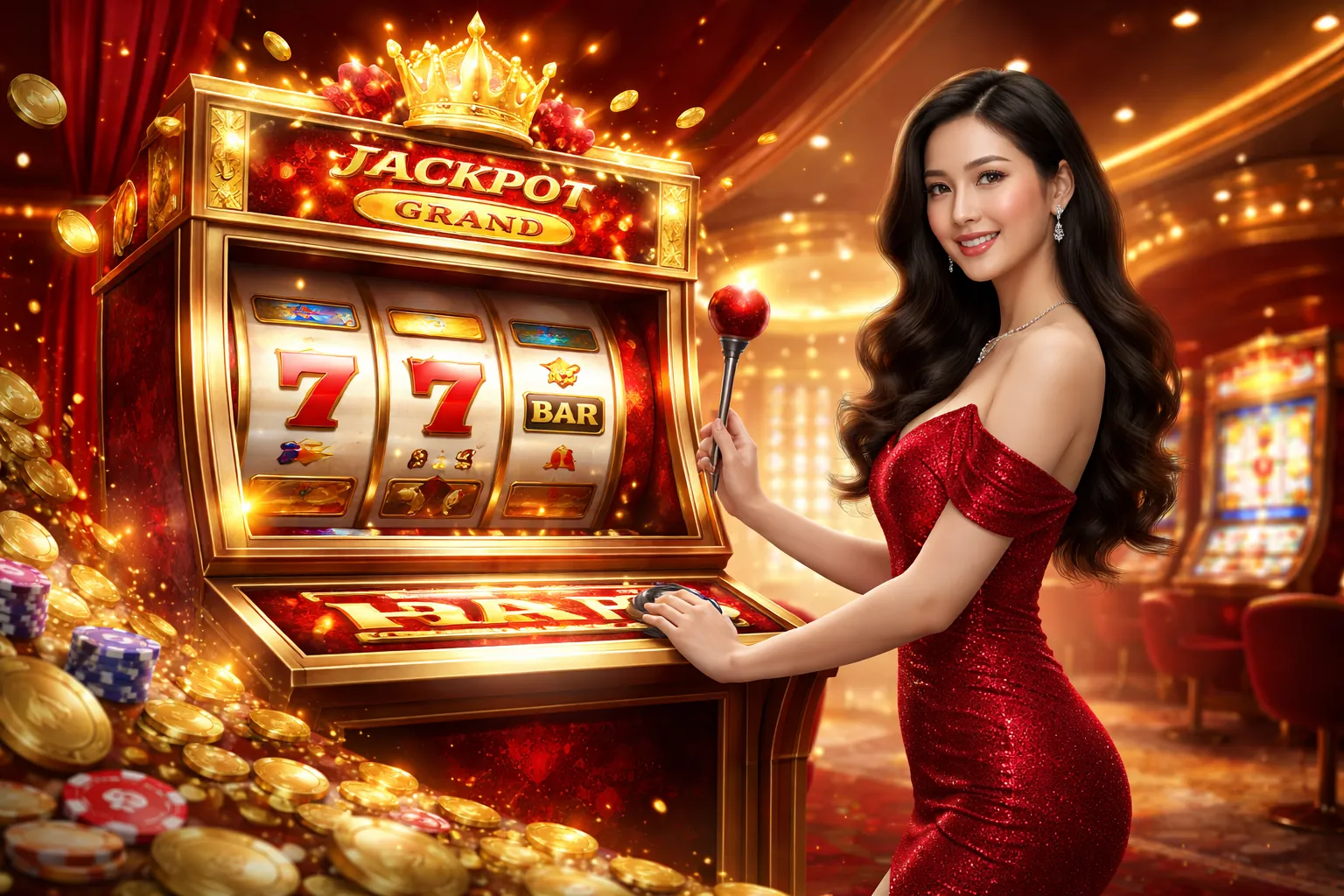 Hình ảnh chính game Nổ Hũ tại hi8 tải app với người chơi đang thắng lớn trên điện thoại di động